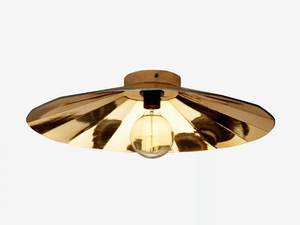ZENITH / FRACTALE - Handmade Thermoformed glass ceiling light - Ceiling lamp by RADAR INTERIOR