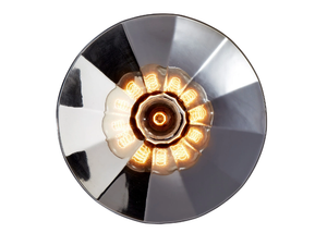 ZENITH / FRACTALE - Handmade Thermoformed glass wall light - Wall lamp by RADAR INTERIOR
