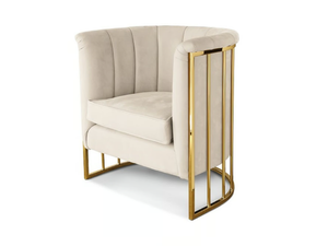 CAGE - Leather armchair with armrests - Armchair by Radice