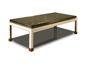 DUMAS - Rectangular glass coffee table - Coffee table by Radice