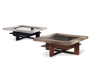 POUNDRIDGE - Square wooden coffee table - Coffee table by Radice