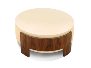 RANDI BIG - Round wooden coffee table - Coffee table by Radice