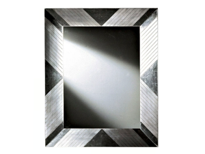 SILVER STAR - Framed silver leaf mirror - Accessories by Radice