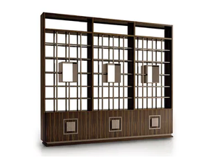 STREAM - Open wooden bookcase - Cabinet by Radice