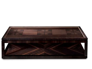 TAIGA - Rectangular wooden coffee table - Coffee table by Radice