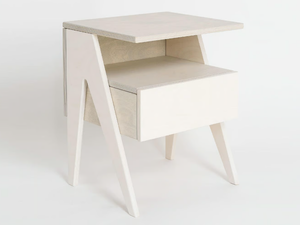HUH - Plywood bedside table with drawers - Side table by Radis