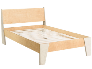 HUH - Plywood double bed - Bed frame by Radis