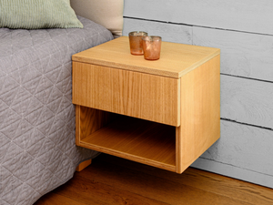 NOBLE - Rectangular bedside table - Side table by Radis