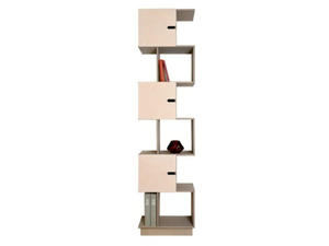 PIX XS - Open wood veneer bookcase - Cabinet by Radis