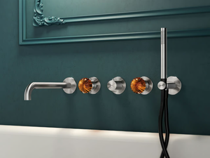 DRN52 - Thermostatic steel bathtub mixer - Tap by Radomonte