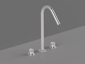 HIR25 - 3 hole countertop steel washbasin mixer - Tap by Radomonte