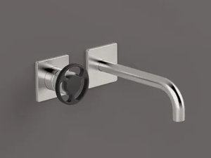 KÀTO - KAN18 - Wall-mounted steel washbasin mixer - Tap by Radomonte