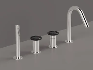 KÀTO - KAN36 - Deck mounted steel bathtub tap - Tap by Radomonte
