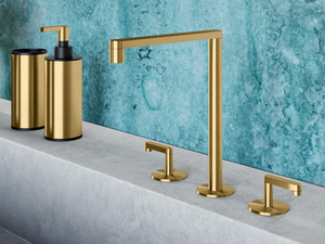KIRA - KIR25 - Countertop steel washbasin tap - Tap by Radomonte