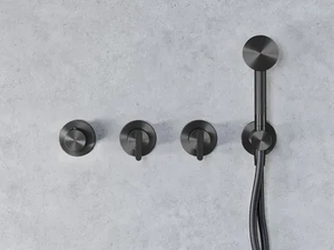 KIRA - KIR51 - Thermostatic steel shower mixer - Shower by Radomonte