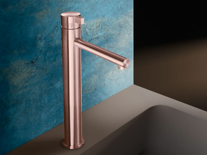 TXQ93 - Countertop single handle steel washbasin mixer - Tap by Radomonte