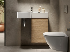 RAK-PETIT - Wall-mounted handrinse basin round - Washbasin by RAK Ceramics