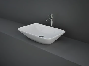 RAK-VARIANT - Countertop rectangular ceramic washbasin - Washbasin by RAK Ceramics
