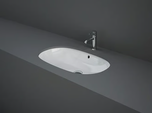 RAK-VARIANT - Undermount oval ceramic washbasin - Washbasin by RAK Ceramics