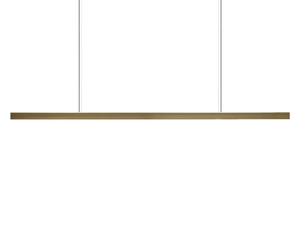 CAPITAL - LED handmade linear brass pendant lamp - Ceiling lamp by Rakumba