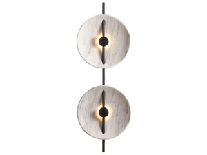 MITO - LED Carrara marble wall lamp - Wall lamp by Rakumba