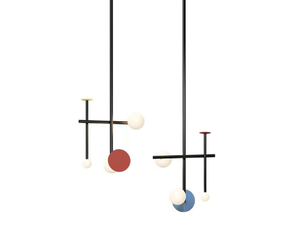 TYPOGRAPHY VELA PENDANT - LED modular metal ceiling lamp - Ceiling lamp by Rakumba