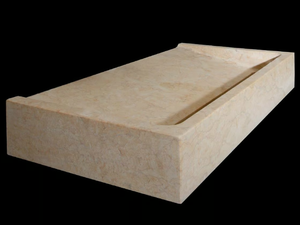 ETA - Countertop rectangular natural stone washbasin - Washbasin by RAMA 1956