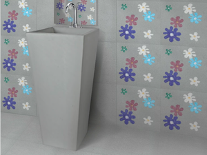 FLOWERS - Natural stone wall/floor tiles - Wall tile-stone-brick by RAMA 1956