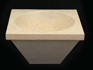 IOTA - Inset natural stone washbasin - Washbasin by RAMA 1956