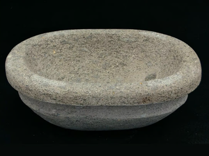 THETA - Inset oval natural stone washbasin - Washbasin by RAMA 1956