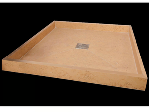 TOPAZIO - Square natural stone shower tray - Shower tray by RAMA 1956