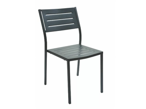 DORIO 1 - Stackable galvanized steel garden chair - Chair by RD Italia