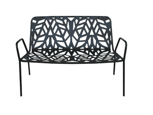 FANCY RELAX - 2 seater perforated metal garden sofa - Sofa by RD Italia