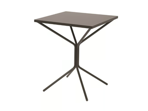 QUID - Square galvanized steel garden table - Table by RD Italia