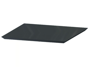 SLIMTOP - Square steel table top - Table by RD Italia