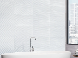 GRAND 3D - White-paste 3D Wall Cladding with concrete effect - Paneling by RECER