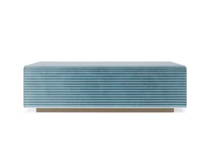 BAG - Upholstered leather bench - Bench by Reflex