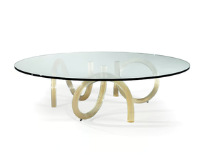 EPSILON - Round glass coffee table - Coffee table by Reflex