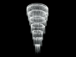 ICE - LED Murano glass pendant lamp - Ceiling lamp by Reflex