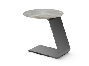 OH - Round Marble glass coffee table - Coffee table by Reflex