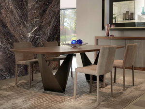 PRISMA - Rectangular wooden dining table - Table by Reflex