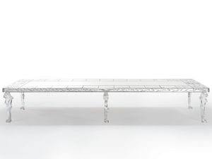 SAN MARCO 72 - Rectangular glass table - Table by Reflex