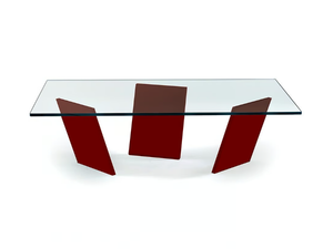 TANGO - Rectangular glass coffee table - Coffee table by Reflex