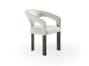VOLTA - Upholstered fabric chair with armrests - Chair by Reflex