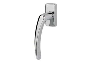 APRI - DK brass window handle on rose - Finishes accessories by Reguitti