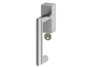 GLASGOW - DK window handle with lock on rose - Finishes accessories by Reguitti