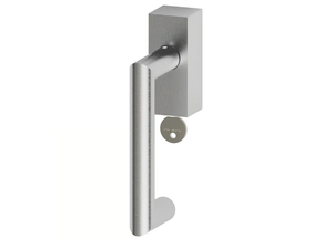 GLASGOW - DK window handle with lock on rose - Finishes accessories by Reguitti