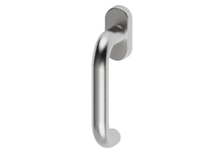 STOCCOLMA - DK stainless steel window handle on rose - Finishes accessories by Reguitti