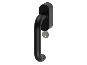 STOCCOLMA - Window handle with lock on rose with TBT function - Finishes accessories by Reguitti