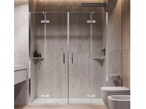 COVER 2AC - Niche shower cabin with double hinged doors - Door by RELAX